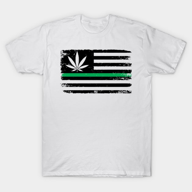 The Green Stripe T-Shirt by pozLOVE